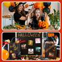 2 x SigyoJeom 208Pcs Halloween Stickers for Kids Teens Adults, Funny Halloween Decoration Stickers for Party Favors Games, Funny Vinyl Decals for Party Supplies