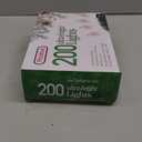 PREXTEX 200 Count Clear Christmas Tree Lights - 40 ft Warm Incandescent String Lights with Green Wire - Indoor and Outdoor Mini Light for Christmas, Holiday Decorations, Trees, Fences, Patios and More