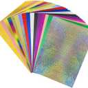 BAOFALI 100 Sheets 20x29cm Colors Hot Foil Paper Toner Reactive Foil Hot Stamping Foil Paper by Laser Printer and Laminator for Scrapbooking Craft Card Making DIY Album Decoration  16 Colors