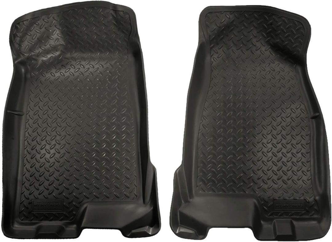 Husky Liners Classic Style Series | 2004 - 2012 Chevrolet Colorado/Canyon Crew Cab | Front Floor Liners, Black | 32511