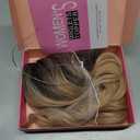 MARJORIE Hair Topper,16inch Wavy Ombre Dark Root Blonde With Highlights Toppers for Women with Thinning Hair Pieces For Women Synthetic with Bangs Wiglets Natural,Perfect for Daily Use & Styling