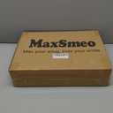 MaxSmeo Nightstand, Mid Century Modern Side Table Bedroom with Storage, Small End Bedside Table with Solid Wood Legs for Living Room, Office Small Spaces (Black)