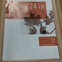 MCS Studio Gallery Classic 16x24 Poster Frame Natural Woodgrain Engineered Wood, Vertical & Horizontal Wall Hanging Large Picture Frame for Photos, Posters & Art Prints (1-Pack)