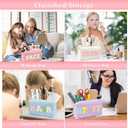 2Pcs Makeup Bag for Girls Gifts, Travel Toiletry Bag for Women, Corduroy Make Up Cosmetic Pouch Cute Preppy Stuff Bags for Teen, Birthday Graduation Gifts (HAIR & FACE)