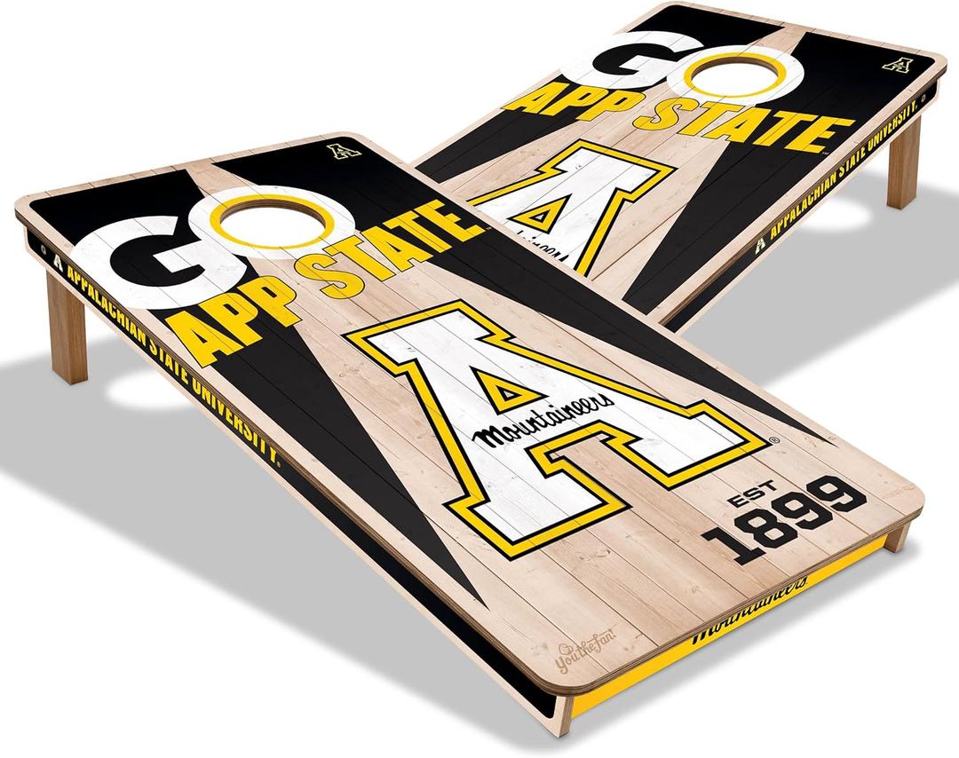 YouTheFan NCAA 2 x 4 Professional Wood Cornhole Game (Team Colors)