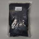 DOCUMO Fleece Lined Tights for Women Thermal Pantyhose Winter Warm Fake Translucent Tights High Waisted Thick Leggings (Black, L)