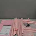 Kids Clothing Rack - Dress Up Storage - Dress Up Rack for Little Girls - Small Kids Costume Wardrobe with 2 Fabric Shelves - Princess Room Bedroom Decor (Pink)