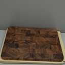 Ironwood Gourmet Large End Grain Prep Station Acacia Wood Cutting Board, 14 x 20-Inch, Brown