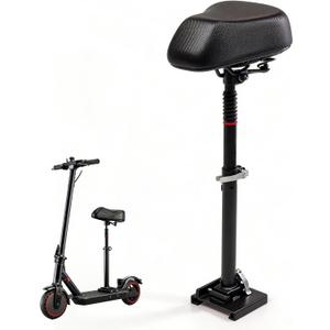 Adjustable Electric Scooter Seat, Suitable for All 8.5-inch and 5.3-6 inch Scooter Pedals, Upgraded and Enlarged Waterproof Seat Cushion, Shock-Absobing Riser, Stable and Firm, Adjustable Height