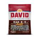 DAVID Roasted and Salted Jumbo Sunflower Seeds, Bar-B-Q Flavor, 5.25oz. 12 Packs (Best By AUG 31 2025)