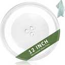 12 inch Microwave Plate Replacement for Whirl-pool microwave glass plate W10337247 WPW10337247 W11367904 W11335034 W11291538 W11443145 and other 1.5 & 1.7 Cubic Foot Microwave Turntable by Fetechmate
