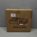 SHINESTAR Dual Fuel Camping Stove with Butane & Propane Compatibility, Portable Stove for Outdoor Cooking, Propane Adapter Hose, Wind Guard and Carrying Case Included (Fuel Not Included)