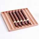 Woho Spanish Cedar Cigar Tray for Cigar Display & Sharing, Spanish Cedar Wood Tray for Cigar Humidor/Tupperdor/Box/Case, Natural Cedar Cigar Tray for Cigar Storage/Organization/Aging (8.5"X7.3"X0.6")