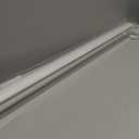 Zebra Roller Window Blinds,Custom Cut to Size,Roller Blinds Dual Layer Roller Shade Blinds, White,Fixed 72 InchesHigh,49 Inches Width