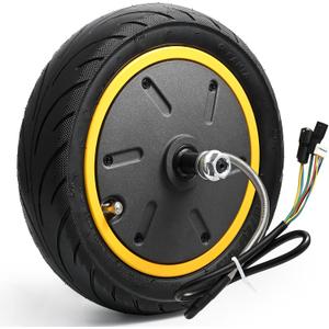 350W Electric Scooter Hub Motor Compatible with Ninebot MAX G30, 10 Inch Rear Wheel Scooter Motor, Electric High-Torsion Waterproof Scooter Motor Kit