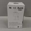 Outdoor Battery Operated Table Lamp Waterproof, 4000 mAh Cordless Table Lamp Rechargeable, Touch Dimmable Desk Lamp, LED Night Light for Patio Camping Restaurant Home (Wood Grain, 9.6 In)