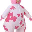 Arokibui Inflatable Cow Costume Blow up Costume for Cosplay Party Festival Halloween Parade Carnival Suit Jumpsuit, M