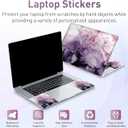 12.1 13 13.3 14 15.4 15.6 Inch Laptop Skin Decal, Laptop Skins Stickers Decals for Notebook PC, Universal Reusable Vinyl Laptop Cover Sticker, Waterproof Art Protector I Purple Ink Painting