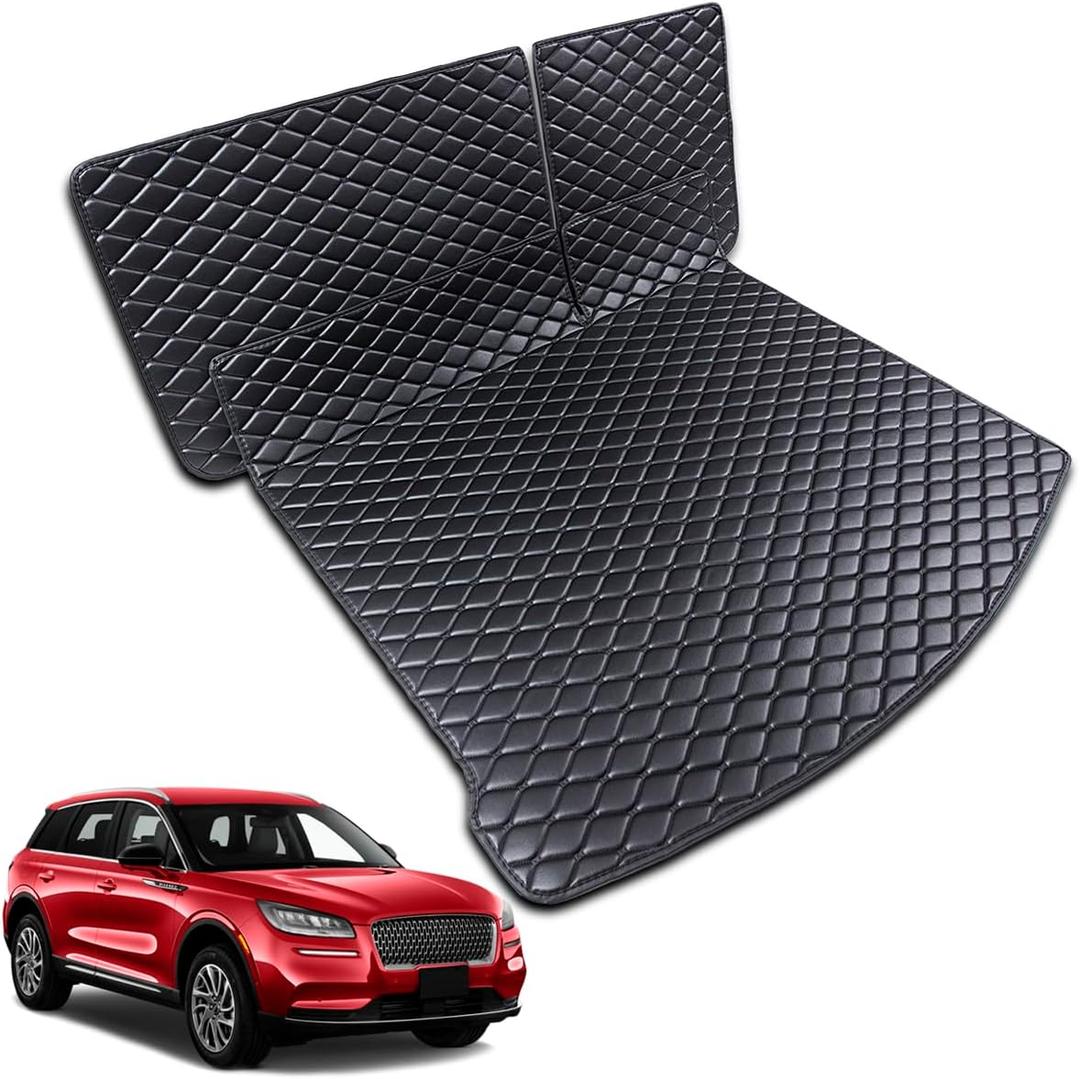 for 2020-2025 Lincoln Corsair Trunk Mat and Rear Backrest Mat Cargo Liners All Weather Anti-Slip