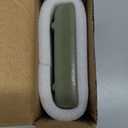 Draining Ceramic Soap Dish - Fluted Design, Bar Soap Holder for Shower & Bathroom, Soap Saver Sponge Lift, Green