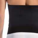 Farmacell Man 405BS Men's Waist Control Girdle Firm Body Shaping with back splints, 100% Made in Italy (Black, L)