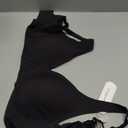 OEAK Womens Deep V Bras Wireless Comfortable Bra Supportive No Underwire Bras Tshirt Push Up Bralettes Plunge Seamless Bra (X-Large, Cool Black)