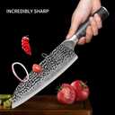 2 x ENOKING 7" Professional Chef Knife  High Carbon Stainless Steel, Ultra-Sharp Japanese Kitchen Knife for Precision Cutting, Ergonomic Handle for Balance and Control, Perfect for Home & Restaurant Use