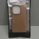 DOMAVER Case for iPhone 16 Pro 6.3'' Case Smooth Liquid Silicone Soft Gel Rubber Microfiber Lining Cushion Cover Shockproof Protective Phone Cases Compatible with iPhone 16 Pro - Brown