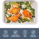 OXO Good Grips Non-Stick Pro Ceramic Coated Metal Bakeware Half Sheet Pan Storm Blue