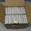 CML Decorator Wall Plates, 50 Pack Electrical Outlet Receptacle Covers, 1-Gang Switch Plates, Standard Size 2.76 x 4.5, Impact Resistant, UL Listed, White, Contractor Pack