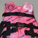 Oceans 7 US Coast Guard Approved Life Jacket for Infant, Kids, Youth,  Type II & III Vest, Personal Flotation Device (Pink/Berry: 50-90 lbs)