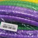 HyDren 16 PCS Detachable Hoop and Jump Rope Set Include 8 Soft Beaded Skipping Rope and 8 Adjustable Size Length Plastic Hoops for Party Game, Playing Exercise Fitness Equipment, Dog Agility Equipment