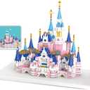 3008 Pcs Castle Mini Building Blocks Set for Adults - Micro Toy Building Bricks Model Kit - Educational Architecture Model Gift for Teens and Adults Age 14+