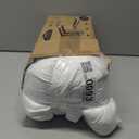 Ultra Flat Thin Pillows for Sleeping Queen Size, 3" High Slim Bed Pillow for Back Stomach Sleepers Down Alternative Filling Hypoallergenic White 18x30 in