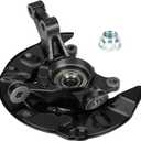 Front Left Steering Knuckle & Wheel Bearing Hub Assembly Fit for 2003-2008 Toyota Corolla L4 1.8L, 5 Lugs Driver Side, Replace for 698389 698-389 4321219015