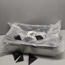 2PACK Stainless Steel Litter Box, Extra Large Litter Boxes for Big Cats, XL Metal Cat Litter Box with Lid High Sides, Anti-Urine Leakage, Non-Sticky, Scoop Included (Dark Grey)