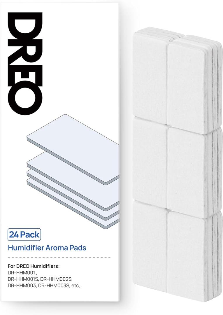 Dreo Aroma Pads 24-Pack for humidifiers, Compatible Humidifiers, Diffuse Fragrances