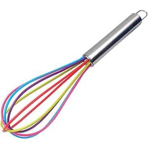 Jacent Grave Silicone Rainbow Whisk Set and Ergo Crochet Hook Set J5.75 mm K6.5 mm L8mm N10 mm