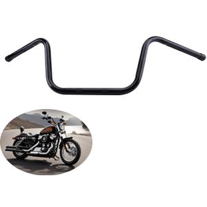 10'' Rise,1'' Wide Handlebar Ape Hanger,34-1/2'' Width For Harley Softail,Softail Springer,Bad Boy,Heritage Springer Golss black