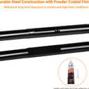 Stanbroil Smoke Guard for 28.5 to 48-Inch by 4-Inch Fireplaces, Black Powder-Coated Finish