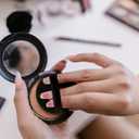 9Pcs Powder Puffs, 2.16 Inch Round Face Makeup Puff for Body Loose Powder Beauty Makeup Tool Black,Nude,Pink