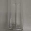 8 Pcs Large Acrylic Display Risers, 2 Sets Clear Stands, 0.19" Thick Rectangular Shelf for Showcase, Dessert, Toys, Perfume