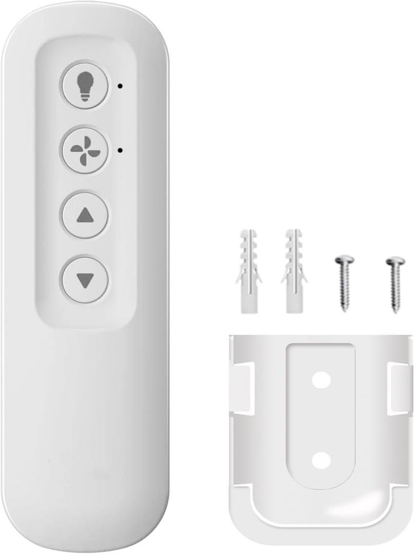 Ceiling Fan Remote Control Replacement for Hunter 99770 99392 99813, Compatible with Hunter 99770 99392 99118 99122 99123 99119, Light Dimmer 3-Speed Wall Mount (Remote Only)