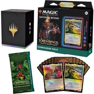 Magic: The Gathering The Lord of The Rings: Tales of Middle-Earth Commander Deck 4 + Collector Booster Sample Pack