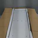 Versatile 7 Tier Shelf Unit 6.4Ft Lack Wall Shelf Unit with LED Floating Wall Shelf Unit Wall Mount Vertical Shelving for Storage Space Saving Organizer for Bedroom Living Room Office Display Decor