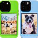 TopDeck Card/Photo Display Phone Case for iPhone 15 - Black | TCG/Photo Display Top Loaders & Sleeves | Compatible Pokemon Cards, Sports, One Piece, Magic & More