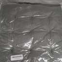 HLOVME Corduroy Chair Cushion with Ties Ultra Soft Warm Floor Cushion for Kids Reading Nook Comfortable Square Seat Cushion for Adult 15.7x15.7, Grey