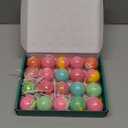 Bath Bombs for Kids with Surprise Unicorn Inside, 20 Kids Bath Bombs Gift Set, Handmade Bubble Bath Fizzes Bomb for Chrildren Birthday Christmas and Party Favor Christmas Gifts Set for Girls (Rose)