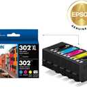 EPSON 302 Claria Premium Ink High Capacity Black & Standard Color Cartridge Combo Pack (T302XL-BCS) Works with Expression XP-6000 XP-6100