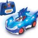 NKOK Ready to Run Sonic Glow Racer RC Car  1/28 Scale Remote Control Vehicle with Light-Up Body